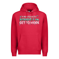 Cardinal get to work Premium Hoodie - MaliasSmallBusiness