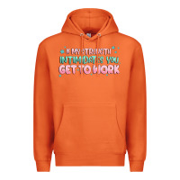 Carrot get to work Premium Hoodie - MaliasSmallBusiness