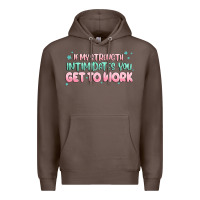 Coffee get to work Premium Hoodie - MaliasSmallBusiness