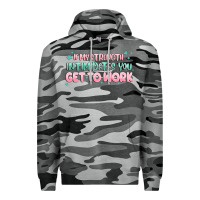 Slate Camo get to work Premium Hoodie - MaliasSmallBusiness