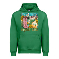 Emerald last night we let the liquar talk Urban Hoodie - NancyCooperArtShop