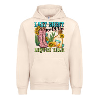 Sandshell last night we let the liquar talk Urban Hoodie - NancyCooperArtShop