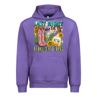 Tulip last night we let the liquar talk Urban Hoodie - NancyCooperArtShop