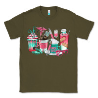 Army Green nurse coffee cups Classic Tee - texasbilliewilder