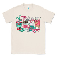 Natural nurse coffee cups Classic Tee - texasbilliewilder