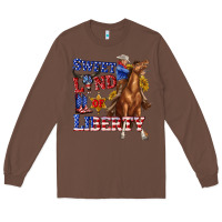 Chestnut western sweet land of liberty 4th july billie wilder Long Sleeve Tee - texasbilliewilder