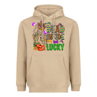 Mushroom mardi gras dead inside but lucky  with skeleton Heavyweight Hoodie - AdoDesignShop