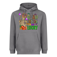 Storm mardi gras dead inside but lucky  with skeleton Heavyweight Hoodie - AdoDesignShop