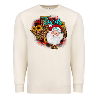 Sandshell santa texas map Premium Sweatshirt - JahusDesignShop