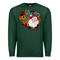 Sports Green santa texas map Premium Sweatshirt - JahusDesignShop