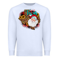 White santa texas map Premium Sweatshirt - JahusDesignShop