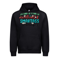 Black im  kind of a mix of sweetheart and smartass Urban Hoodie - MaliasSmallBusiness