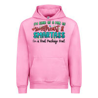 Fuchsia Pink im  kind of a mix of sweetheart and smartass Urban Hoodie - MaliasSmallBusiness