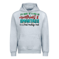 Heather Grey im  kind of a mix of sweetheart and smartass Urban Hoodie - MaliasSmallBusiness