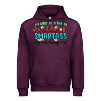 Mauve Wine im  kind of a mix of sweetheart and smartass Urban Hoodie - MaliasSmallBusiness