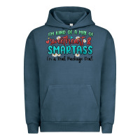 Pigment Midnight Navy im  kind of a mix of sweetheart and smartass Urban Hoodie - MaliasSmallBusiness
