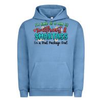 Pigment Pebble Blue im  kind of a mix of sweetheart and smartass Urban Hoodie - MaliasSmallBusiness