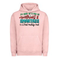 Pigment Salmon im  kind of a mix of sweetheart and smartass Urban Hoodie - MaliasSmallBusiness