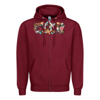 Burgundy CSCC Cutaneous Squamous Cell Cancer Zipper Hoodie - texasbilliewilder