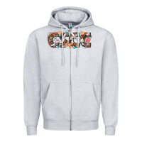 Heather Grey CSCC Cutaneous Squamous Cell Cancer Zipper Hoodie - texasbilliewilder