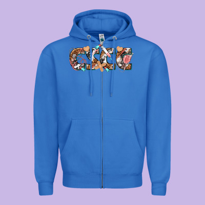 Cscc Cutaneous Squamous Cell Cancer Zipper Hoodie Designed By Texasbilliewilder