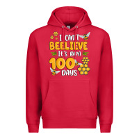 Cardinal i cant beelieve its been 100 days Premium Hoodie - MaliasSmallBusiness