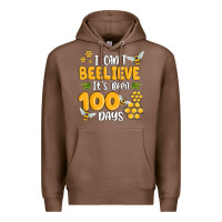 Chestnut i cant beelieve its been 100 days Premium Hoodie - MaliasSmallBusiness