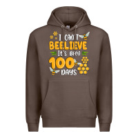 Coffee i cant beelieve its been 100 days Premium Hoodie - MaliasSmallBusiness