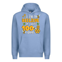 Colony Blue i cant beelieve its been 100 days Premium Hoodie - MaliasSmallBusiness