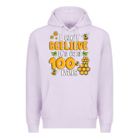 Lilac i cant beelieve its been 100 days Premium Hoodie - MaliasSmallBusiness