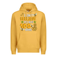 Mustard i cant beelieve its been 100 days Premium Hoodie - MaliasSmallBusiness