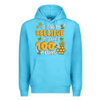 Ocean Blue i cant beelieve its been 100 days Premium Hoodie - MaliasSmallBusiness