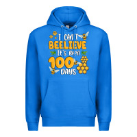 True Royal i cant beelieve its been 100 days Premium Hoodie - MaliasSmallBusiness