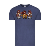 Vintage Denim football gnomes Vintage Tee - BarkalooDesign