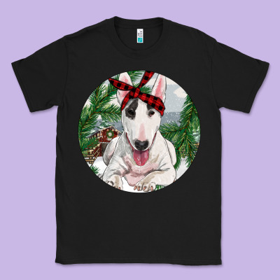 Bull Terrier And Farm Classic Tee Designed By Ranaportraitstore