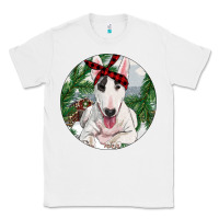 White bull terrier and farm Classic Tee - RanaPortraitStore