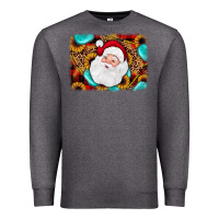 Charcoal Heather santa background Premium Sweatshirt - JahusDesignShop