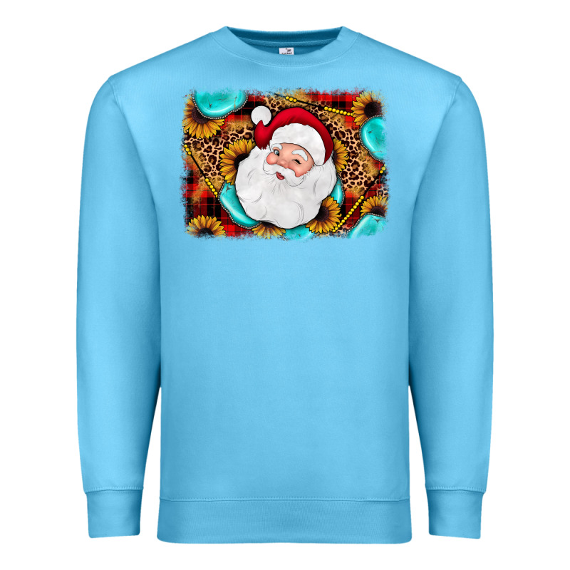 Santa Background Premium Sweatshirt by JahusDesignShop | Teevron