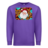 Purple santa background Premium Sweatshirt - JahusDesignShop
