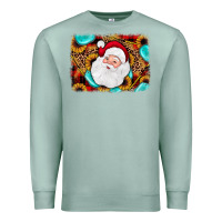Seafoam santa background Premium Sweatshirt - JahusDesignShop