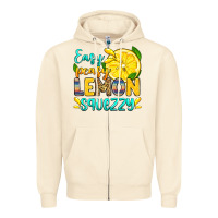 Sandshell easy peasy lemon squezzy Zipper Hoodie - Zillion Design Studio