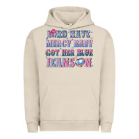 Pigment French Oak lord have mercy baby got her blue jeans on Urban Hoodie - NancyCooperArtShop