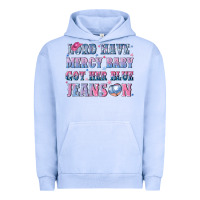 Pigment Grape Ice lord have mercy baby got her blue jeans on Urban Hoodie - NancyCooperArtShop