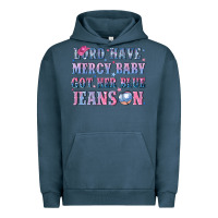 Pigment Midnight Navy lord have mercy baby got her blue jeans on Urban Hoodie - NancyCooperArtShop