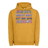 Pigment Peanut Butter lord have mercy baby got her blue jeans on Urban Hoodie - NancyCooperArtShop