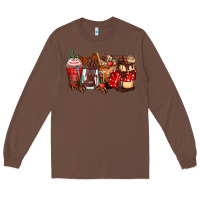 Chestnut hot chocolate coffee cups Long Sleeve Tee - Zillion Design Studio