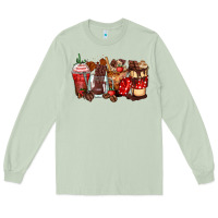 Matcha hot chocolate coffee cups Long Sleeve Tee - Zillion Design Studio