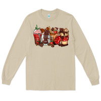 Mushroom hot chocolate coffee cups Long Sleeve Tee - Zillion Design Studio