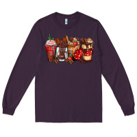 Plum hot chocolate coffee cups Long Sleeve Tee - Zillion Design Studio