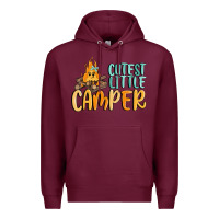 Burgundy cutest little camper Premium Hoodie - MaliasSmallBusiness